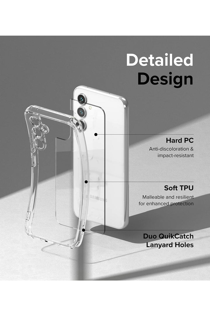 Samsung Galaxy A24 Uyumlu Kılıf 3d Kamera Korumalı Darbe Önleyici Şeffaf Transparn Esnek Silikon