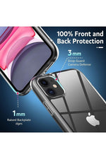 Load image into Gallery viewer, iPhone 11 Uyumlu Kılıf Darbelere Karşı Dayanıklı Ultra ince Şeffaf Renksiz Transparan Esnek Silikon