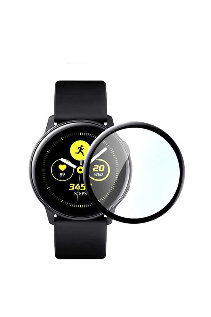Galaxy Watch Active 2 Uyumlu 44mm Eko Pma Pet 0.3mm Ultra Ince Kabarcık Yapmayan Saat Ekran Koruyucu