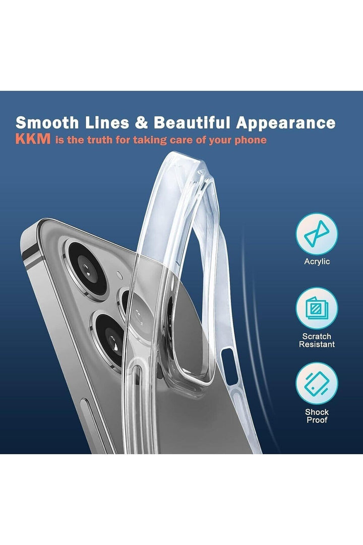 iPhone 11 Pro Uyumlu Kılıf Darbelere Dayanıklı Ultra ince Şeffaf Renksiz Transparan Esnek Silikon