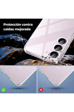 Load image into Gallery viewer, Samsung Galaxy A04S Uyumlu Kılıf 3D Kamera Korumalı Darbe Önleyici Şeffaf Transparan Esnek Silikon