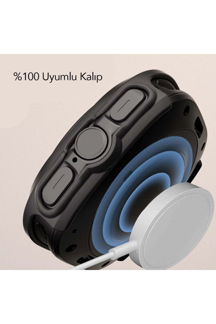 Samsung Watch Ultra 47mm Uyumlu Kılıf Ekran ve Kasa Koruyucu Şeffaf Kasa Koruma Çerçeve Guard Case
