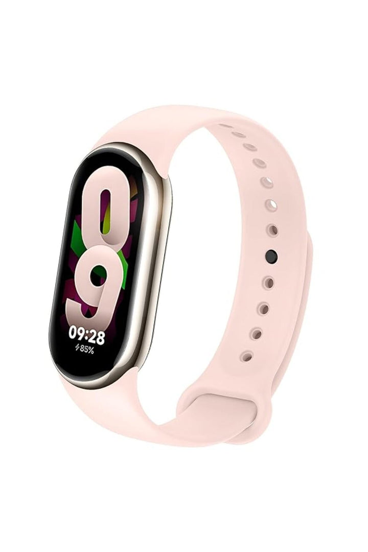 Xiaomi Mi Band 8 Uyumlu Kordon Liquid Silikon Ayarlanabilir Renkli Lekelere Dayanıklı Lansman Kordon