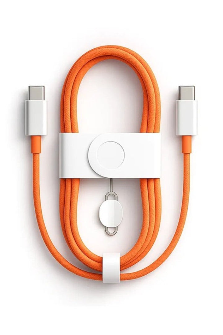iPad iPhone 15/16 Plus/17 Air/17 Pro Max Uyumlu Şarj Kablosu Hasır Kırılmaz ve Kopmaz Data Kablosu