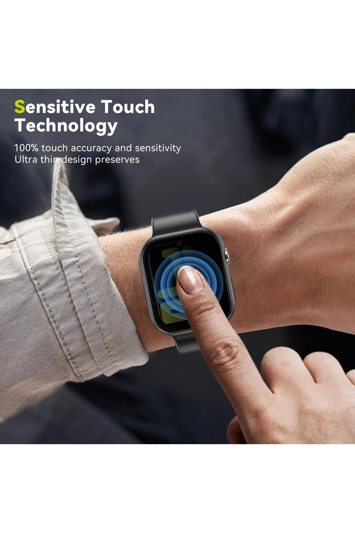 Apple Watch 40mm Uyumlu Kılıf Ekran ve Kasa Koruma Hayalet/Privacy Gizlilik Özellikli Kasa Koruyucu