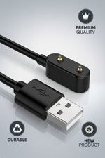 Load image into Gallery viewer, Huawei Band 6/6 Pro/7 Uyumlu Şarj Kablosu Siyah Renk Usb Şarj Aleti Kablosu Şarj Cihazı Kablosu