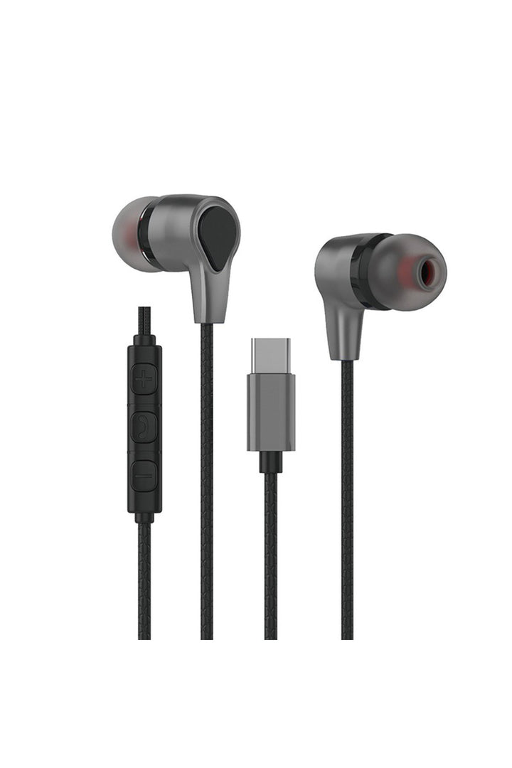 Yüksek Kaliteli iPad iPhone 15/16 Plus/17 Pro Max Uyumlu Kulaklık Silikon Mikrofonlu Type-C Kulaklık