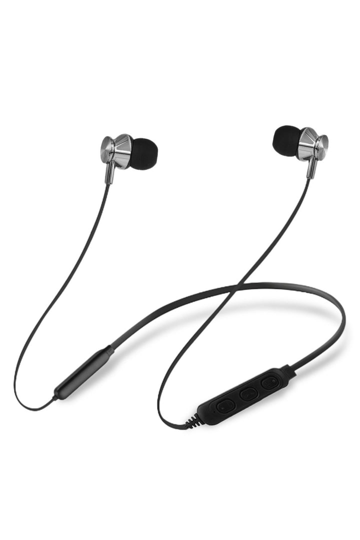Uzun Kullanım Süreli Sporcu Bluetooth Kulaklık Kablosuz Boyun Bantlı Ense Tipi Arama Cevaplama Tuşlu