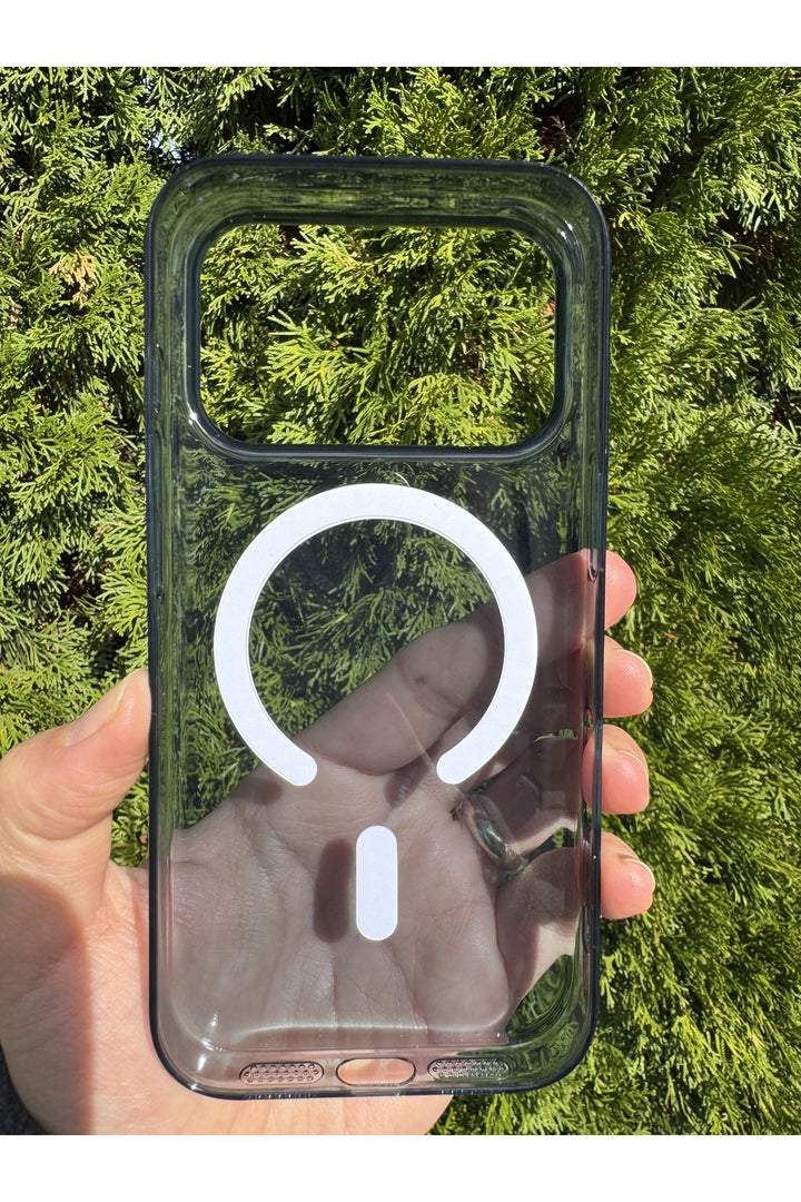 iPhone 17 Pro Uyumlu Kılıf Magsafe Sert Sararmaz Kamera Kenarı Koruyucu Dayanıklı Renkli Kapak