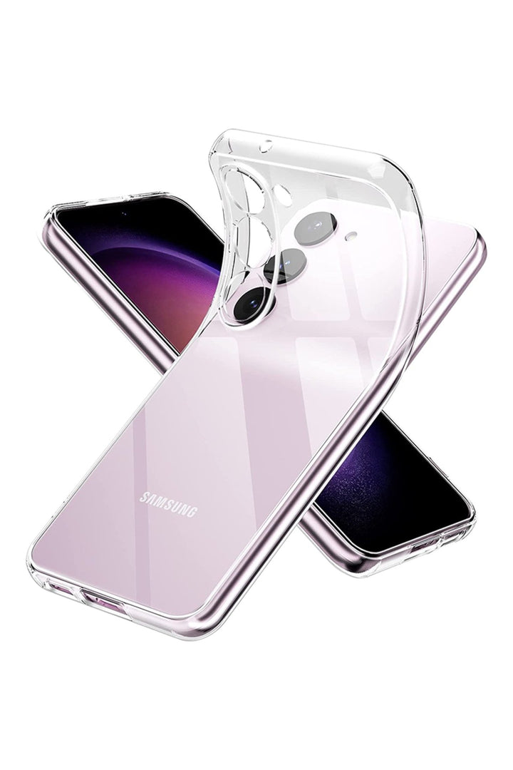 Samsung Galaxy A04S Uyumlu Kılıf 3D Kamera Korumalı Darbe Önleyici Şeffaf Transparan Esnek Silikon