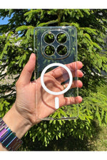 Load image into Gallery viewer, Xiaomi Redmi Note 14 Pro Uyumlu Kılıf Sert Sararmaz Magsafe Kamera Korumalı Koruyucu Dayanıklı Kapak