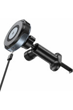 Load image into Gallery viewer, iPhone 11-12-13-14-15-16-17 Pro Max Uyumlu 15W Magsafe Hızlı Şarj Araç içi Telefon Tutucu Kablosuz