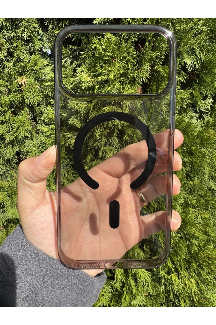 iPhone 17 Pro Max Uyumlu Kılıf Magsafe Sert Sararmaz Kamera Kenarı Koruyucu Dayanıklı Renkli Kapak