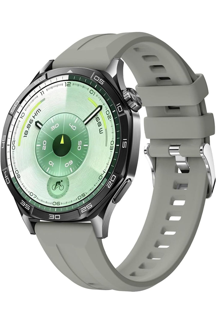 Huawei Watch Gt2e/GT2/GT2 Pro/GT3/GT3 Pro/GT4/GT5/GT6 46mm Yeşil Kumaş Ayarlanabilir Lansman Kordon