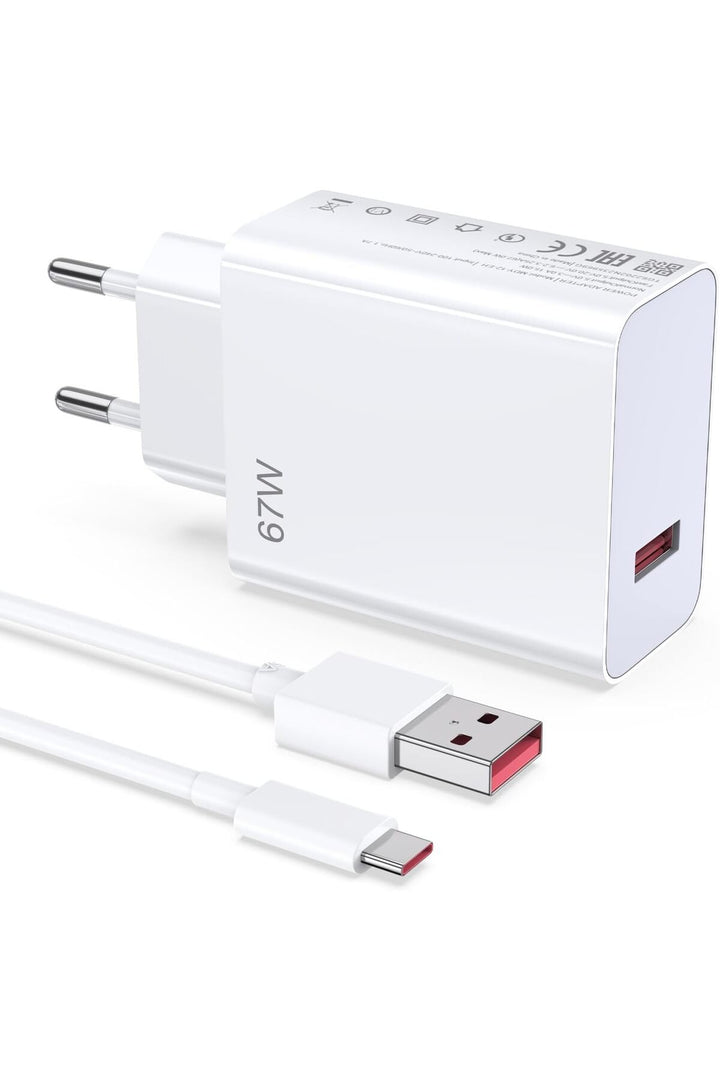 Redmi Mi 10/11t/12/13/13t/14/15 Ultra Uyumlu Turbo Hızlı Saniye Özellikli 67w Usb Type-c Şarj Cihazı