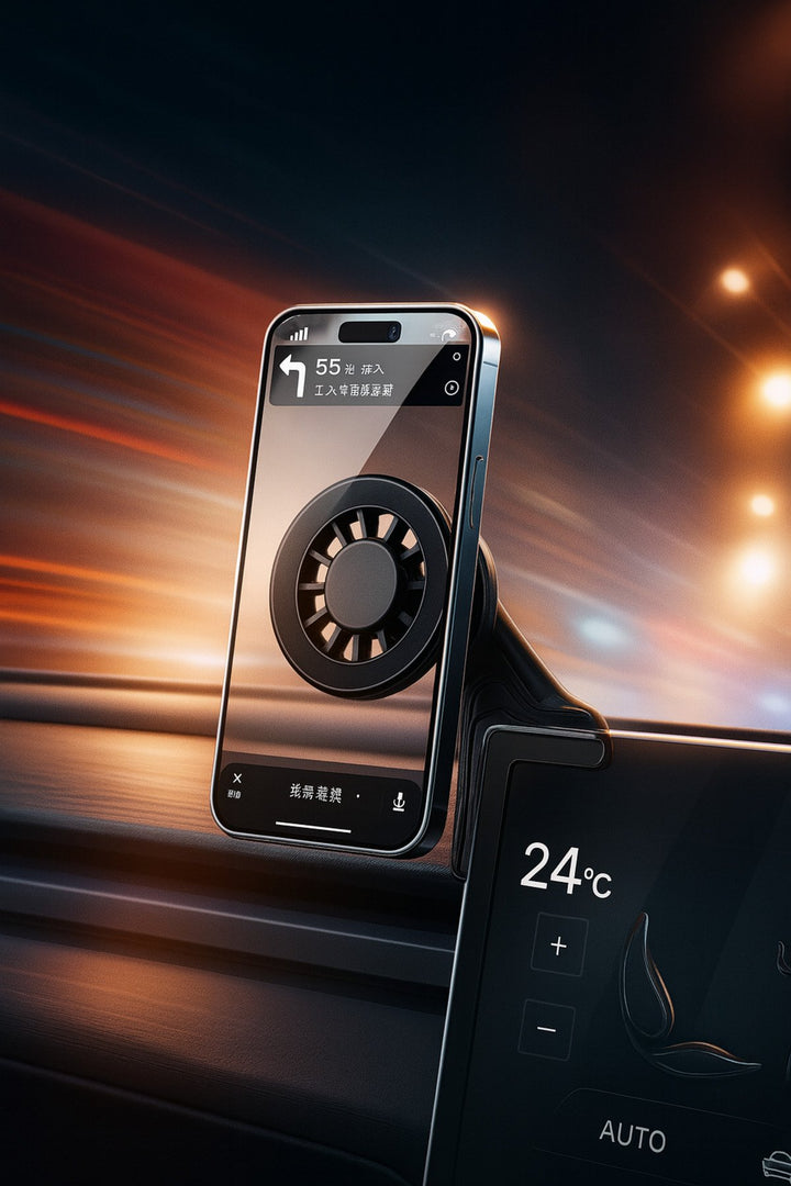 iPhone 13/14/15/16/17 Pro Max Uyumlu Magsafe Ekran İÇin Ayarlanabilr Tesla/BYD/Chery Telefon Tutucu