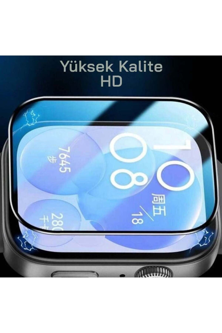 Huawei Watch Fit 4 Uyumlu Ekran Koruyucu Takma Aparatlı Kolay Kurulum Dayanıklı Nano Koruma Camı