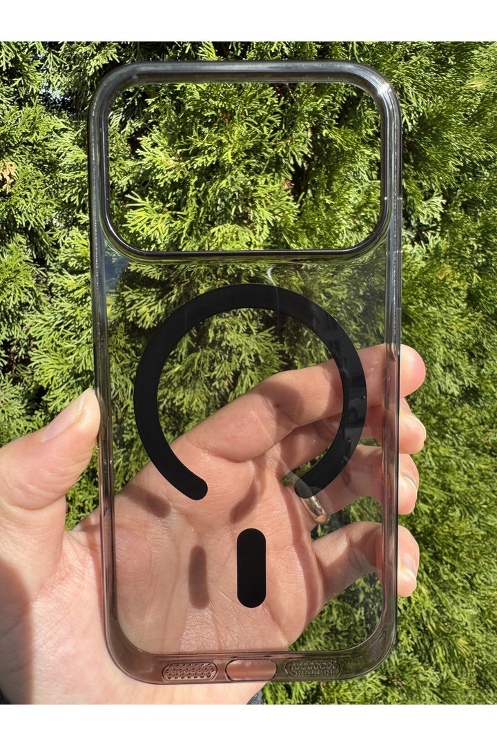 iPhone 17 Pro Uyumlu Kılıf Magsafe Sert Sararmaz Kamera Kenarı Koruyucu Dayanıklı Renkli Kapak