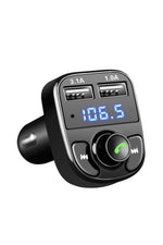 Load image into Gallery viewer, Araç Fm Transmitter 5.0 Bluetooth Araç Kiti Usb Mp3 Sd Kart Flash Için Uygun Çakmaklık Girişli