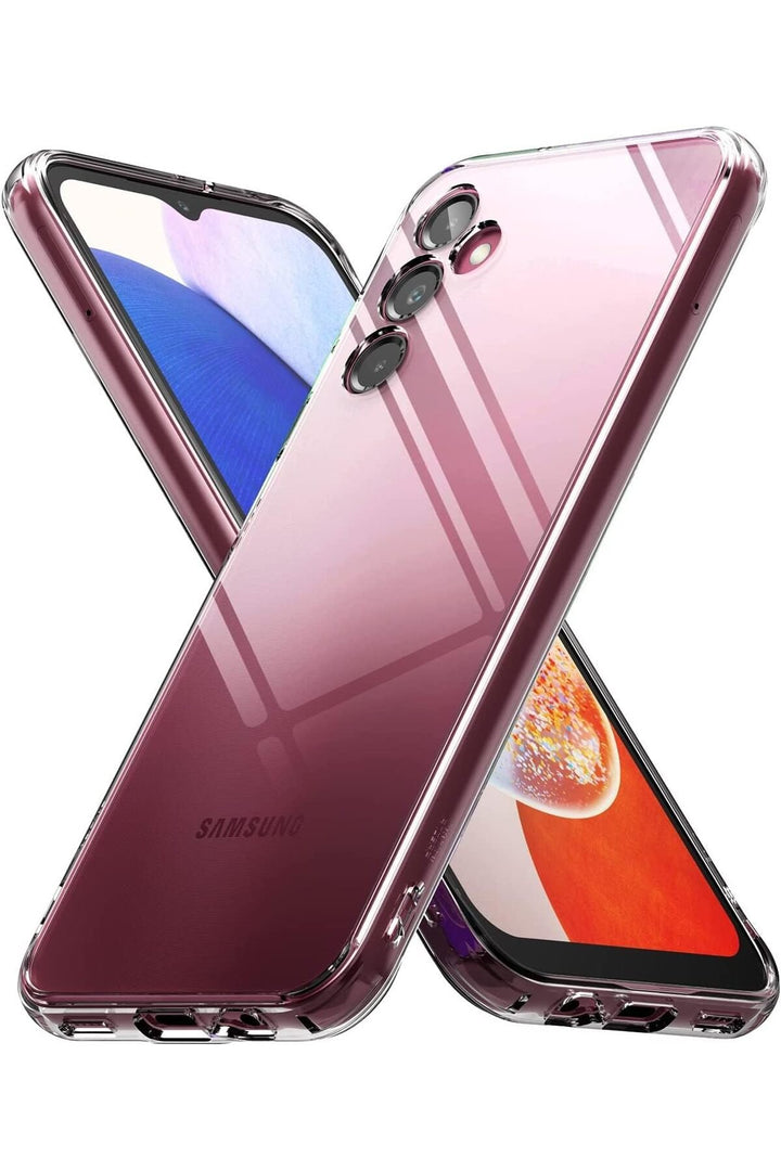 Samsung Galaxy A05s Uyumlu Kılıf 3D Kamera Koruma Darbe Önleyici Şeffaf Esnek Silikon Kapak