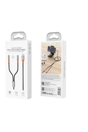Type-C To 3.5mm Jack Çevirici Kulaklık ve Mikrofon için PC/Notebook/Macbook ile UYumlu Dönüştürücü