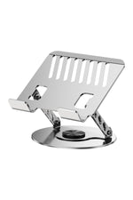 Load image into Gallery viewer, Dönebilen Yüksek Kaliteli Katlanabilir Ayarlanabilir Metal Masa Üstü Tablet Macbook Laptop Standı