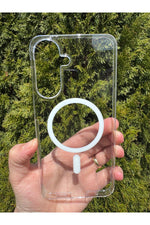 Load image into Gallery viewer, Samsung Galaxy A57 Uyumlu Kılıf İnce Sert Sararmaz Magsafe Kamera Kenar Koruyucu Dayanıklı Kapak