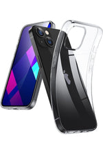Load image into Gallery viewer, iPhone 14 Uyumlu Kılıf Darbelere Karşı Dayanıklı Ultra ince Şeffaf Renksiz Transparan Esnek Silikon