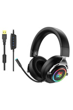 Load image into Gallery viewer, Yüksek Kaliteli 7.1 Oyuncu Kulaklık Mikrofonlu Kulaküstü RGB Led Işıklı Renkli USB PC/PS5/PS4/X-Box