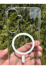 Load image into Gallery viewer, Samsung Galaxy A57 Uyumlu Kılıf İnce Sert Sararmaz Magsafe Kamera Kenar Koruyucu Dayanıklı Kapak