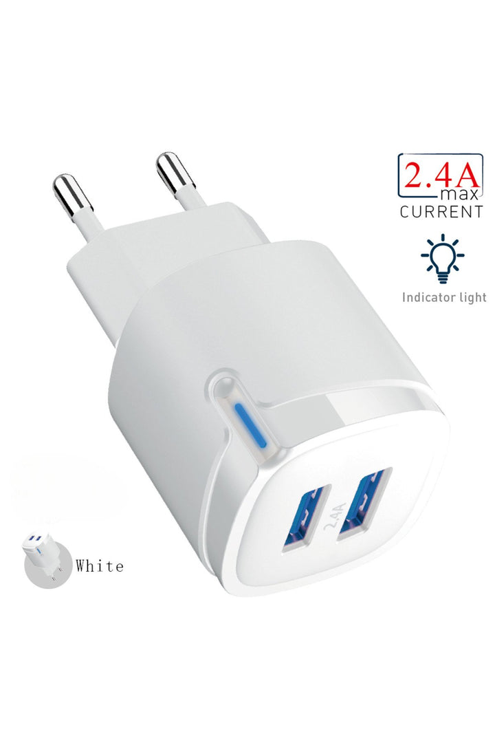 Samsung Galaxy S7/S6/S5/Note4/S4/S3/J7/J5/J2/A7/C/Prime Uyumlu 2.4A Micro USB Hızlı Şarj Aleti Seti