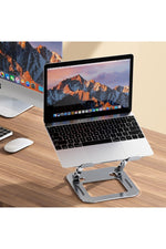 Load image into Gallery viewer, Yüksek Kalite Metal Laptop Stand Katlanabilir Ayarlanabilir Tablet/Notebook/Macbook Uyumlu Tutucu