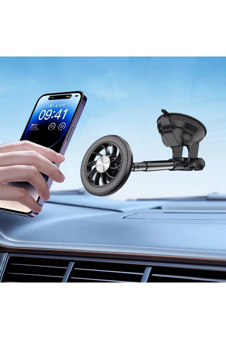Yüksek Kaliteli Araç içi Vantuzlu Magsafe Telefon Tutucu Ayarlanabilir 360 Dönebilen Manyetik Tutucu