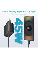 Load image into Gallery viewer, Samsung Galaxy S21/S22/S23 Fe/S24 Plus/S25 Ultra Uyumlu Hızlı Şarj 45W USB-C Type-C PD Şarj Cihazı