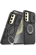 Load image into Gallery viewer, Samsung Galaxy S25/s24 Uyumlu Kılıf Kamera Korumalı Sürgülü 360 Dönebilen Magsafe Stand Tank Kapak