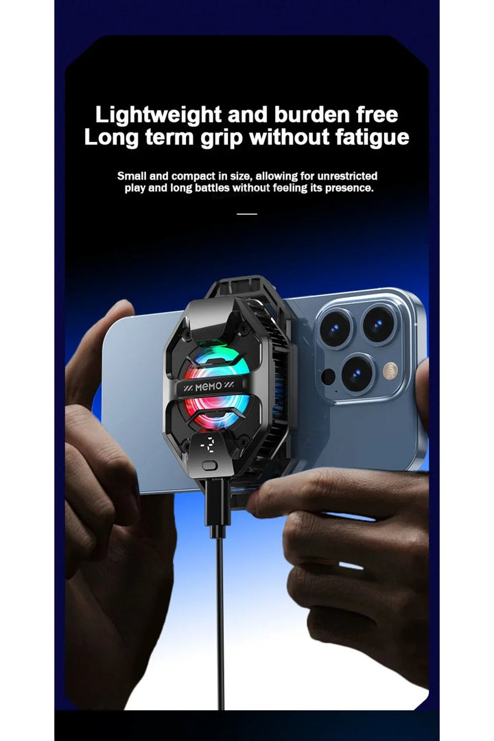 iPhone/Samsung ve Telefon Kıskaç Aparatlı Magsafe Tabletler için Soğutucu RGB Isı Önleyici Fan