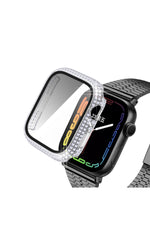Load image into Gallery viewer, Apple Watch 41mm 7/8/9 Uyumlu Kılıf Ekran ve Kasa Koruyucu Parlak Büyük Taşlı Watch Kasa Koruma