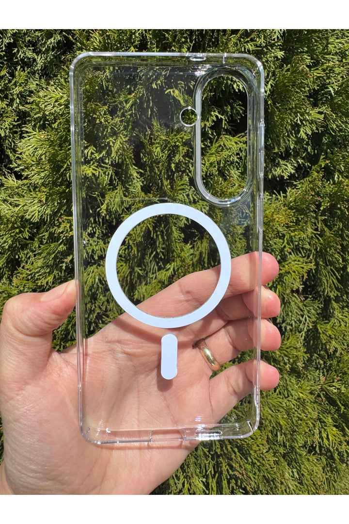 Samsung Galaxy S26 Plus Uyumlu Kılıf İnce Sert Sararmaz Magsafe Kamera Kenar Koruyucu Dayanklı Kapak