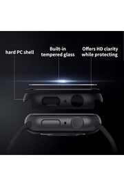 Apple Watch Watch 10 Serisi 42mm Uyumlu Kılıf Kasa ve Ekran Koruyucu Guard Case Renkli Kasa Koruma