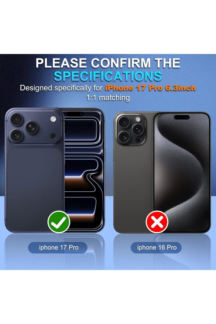 iPhone 17 Pro Uyumlu Kamera Koruyucu Lens Metal Temperli Cam Kamera Çevresi Tam Koruma
