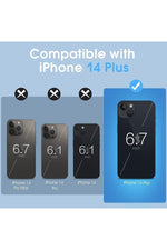 Load image into Gallery viewer, İphone 14 Plus/15 Plus Uyumlu Kılıf Darbelere Dayanıklı Ince Şeffaf Renksiz Transparan Esnek Silikon
