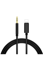 Load image into Gallery viewer, iPhone Uyumlu Aux Kablosu Lightning To 3.5mm Jack Çevirici Dönüştürücü Beyaz Bluetooth Gerektirmez