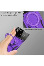 Load image into Gallery viewer, Samsung Galaxy S23 Plus Uyumlu Kılıf Magsafe Standlı Kamera Lens Korumalı Dayanklı Renkli Tank Kapak