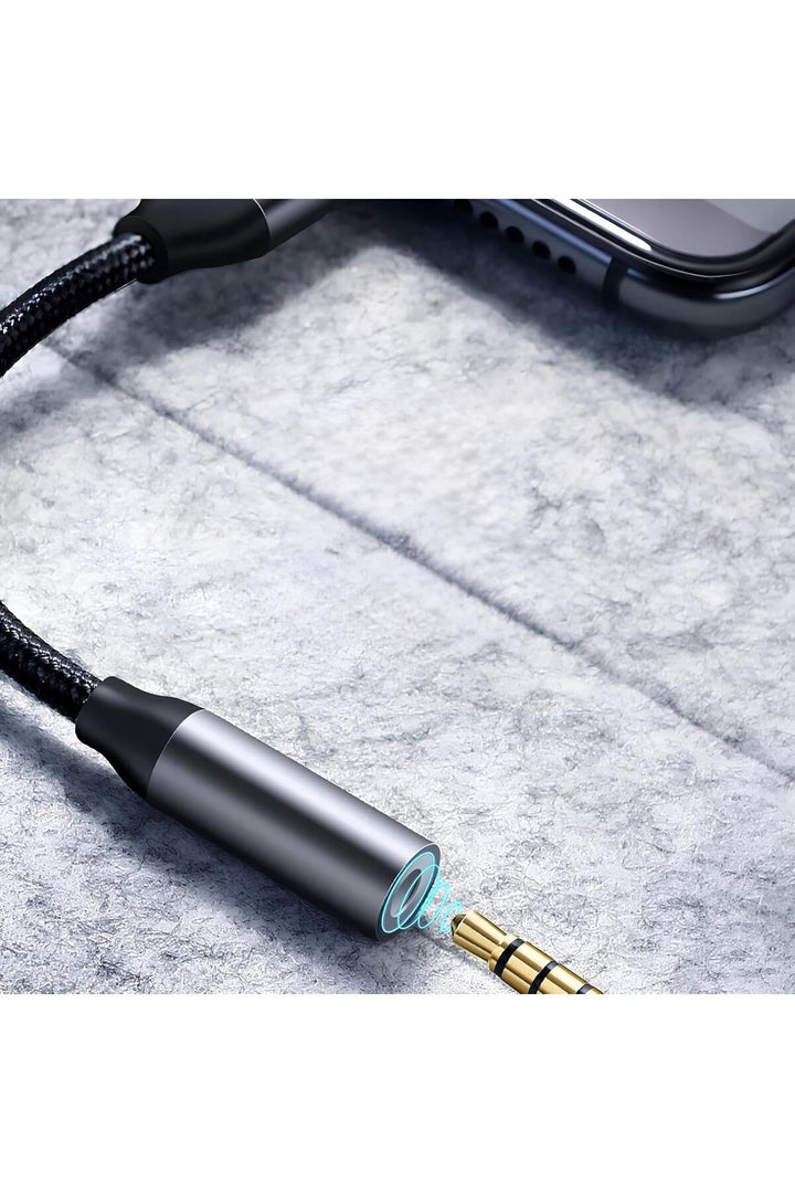 iPad iPhone 17 Pro Max/16 Pro/15 Uyumlu Type-C To 3.5mm Jack Aux Ses Kulaklık Çevirici Dönüştürücü