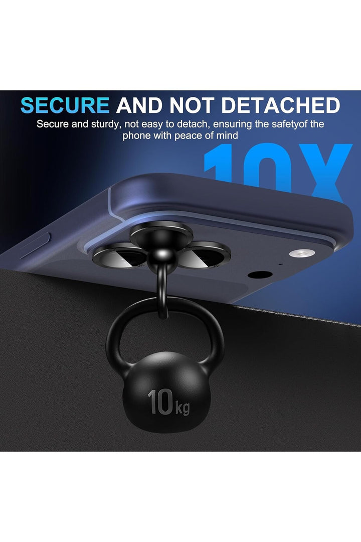 iPhone 17 Pro Uyumlu Kamera Koruyucu Lens Metal Temperli Cam Kamera Çevresi Tam Koruma