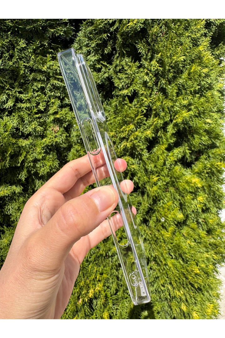 iPhone 16 Pro Max Uyumlu Kılıf Sert Sararmaz Magsafe Kamera Kenarı Koruyucu Dayanıklı Çöl Titanyum