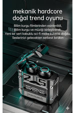 Load image into Gallery viewer, Bluetooth Oyun Kulaklığı Mecha Ledli Kablosuz Game Kulaklık Yüksek Bass ENC Oyun Modlu Dijital