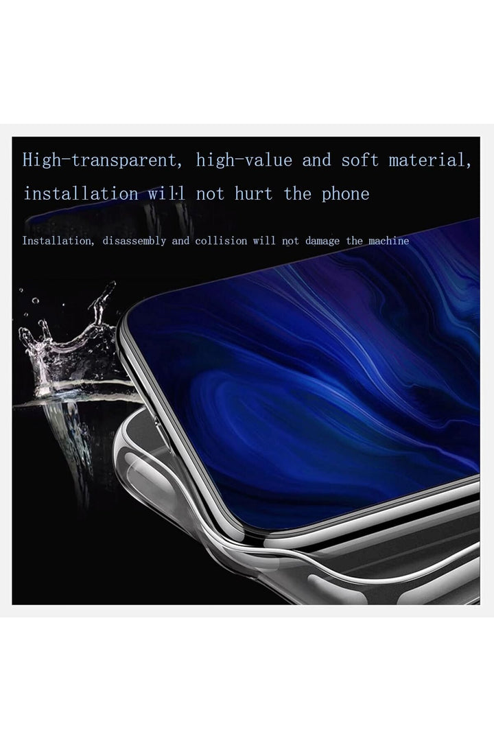 Tecno Spark Go 2 Uyumlu Kamera Korumalı Kılıf Darbe Önceleyici Şeffaf Transparan Esnek Silikon Kapak