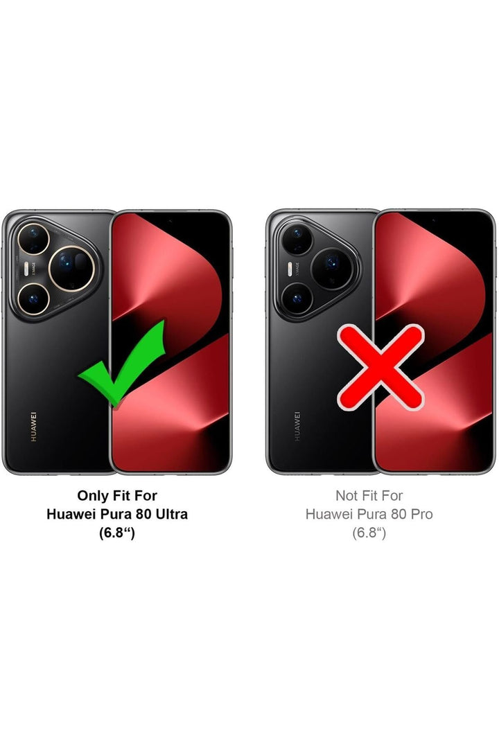 Huawei Pura 80 Ultra Uyumlu Kamera Korumalı Kılıf Darbe Önleme Şeffaf Transparan Esnek Silikon Kapak