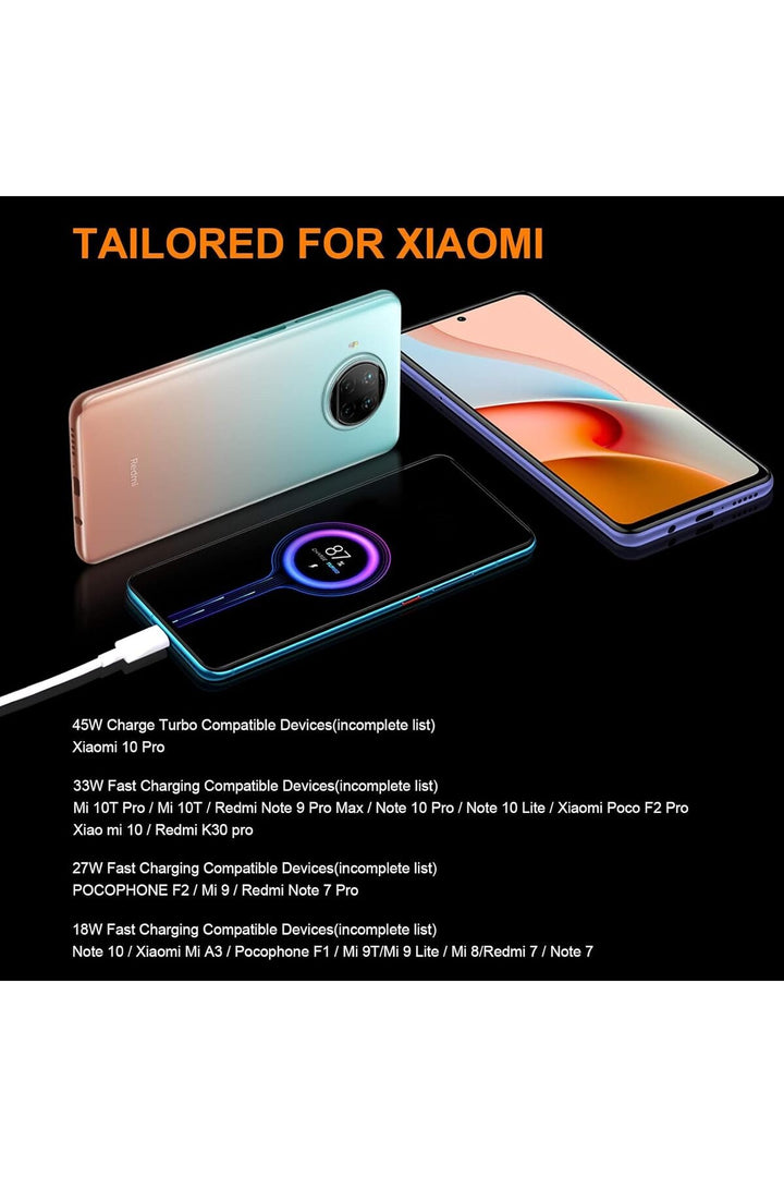 USB Type-C Kablo 120W 6A Şarj Turbo 14T Pro/13/12/11/10/9/8 Pro/Poco USB-C Fast Charge Data Kablosu